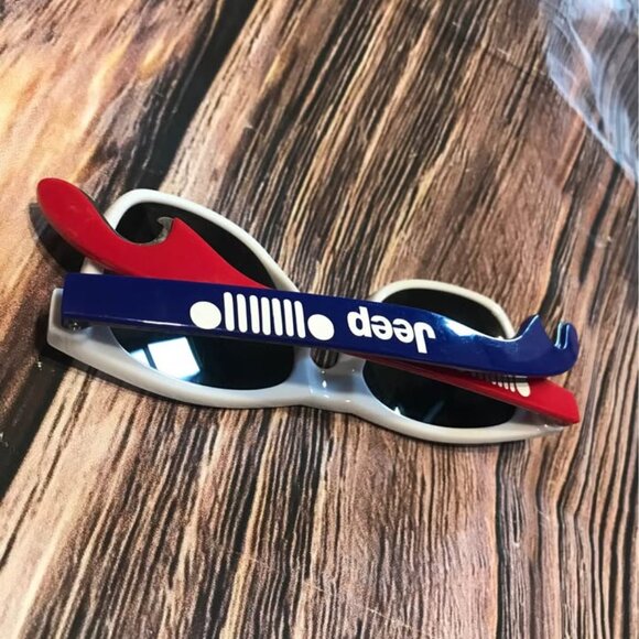 Jeep Sunglasses American Flag Forth of July Red White Blue USA NEW Custom Made - Picture 9 of 14